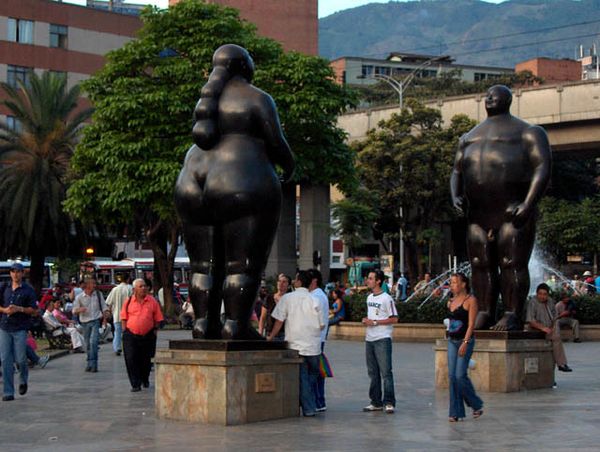 Parque Botero, arte al aire libre.